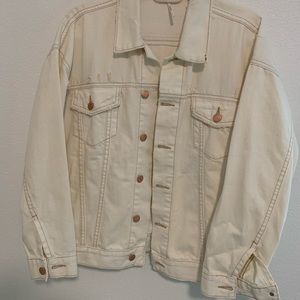 Free people off white jacket